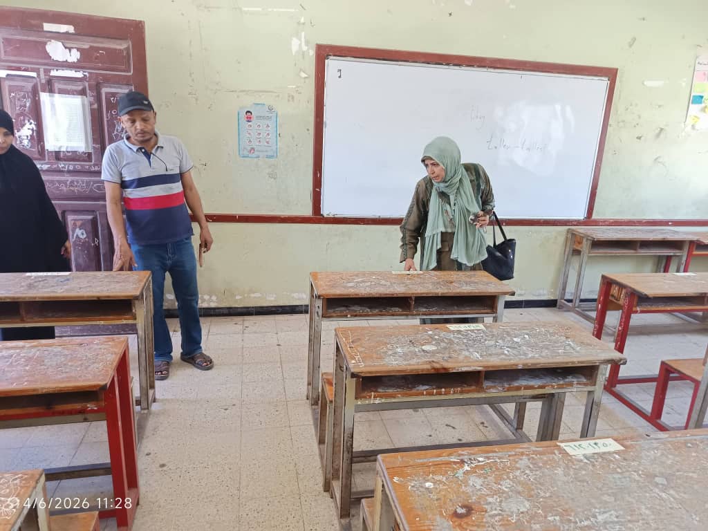 تربية الشيخ عثمان تتابع جاهزية المراكز الاختبارية استعداداً لامتحانات الثانوية العامة